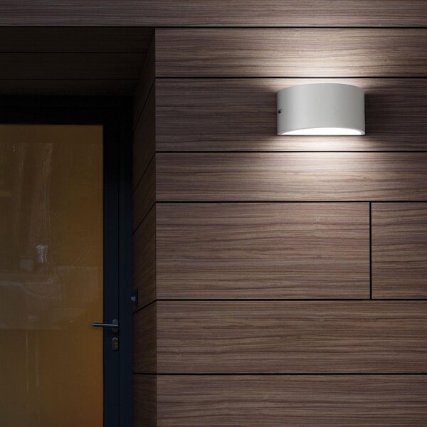 Venkovní nástěnné svítidlo Ideal lux Rex AP1 092416 1x60W E27 - bílá