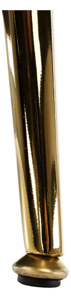 KONDELA Lavice ve stylu Art-deco, hořčicová Velvet látka / gold chrom-zlatý, NOBLIN