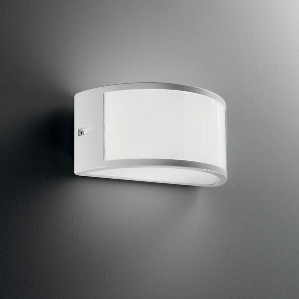 Venkovní nástěnné svítidlo Ideal lux Rex AP1 092393 1x60W E27 - bílá
