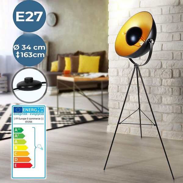 Jago Stojací lampa se stativem, 139 cm