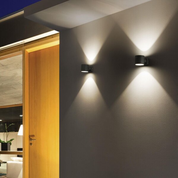 Venkovní nástěnné svítidlo Ideal lux Snif AP1 061467 1x40W G9 - antracit