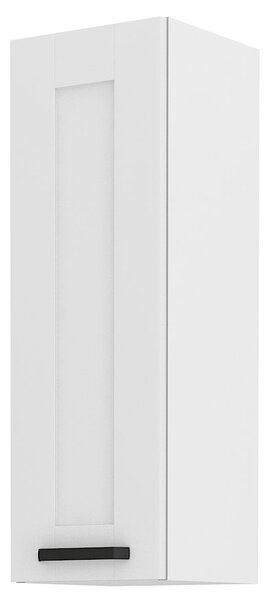 Horní kuchyňská skříňka Lucid 30 G 90 1F (bílá + bílá). 1041053