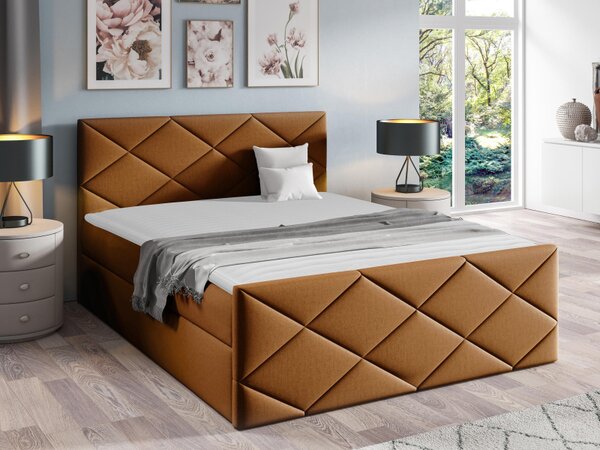 Kontinentální postel Guillermo, Rozměr postele: 120x200, Barva:: Kameleon 48 5903211087790