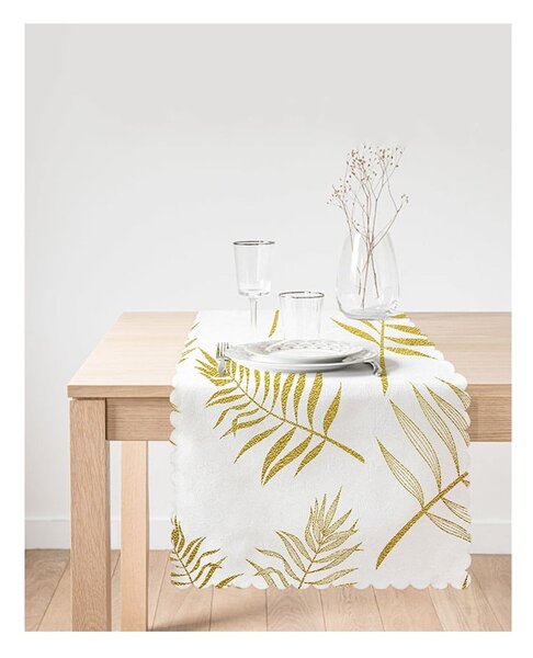 Běhoun na stůl 45x140 cm Leaves – Minimalist Cushion Covers