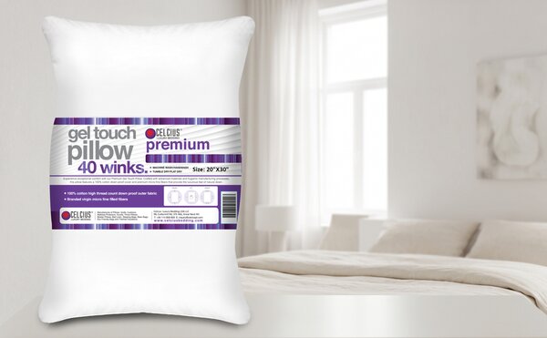 Celcius Gel Touch Soft – prémiový mikrogelový polštář na spaní 50 x 70 cm