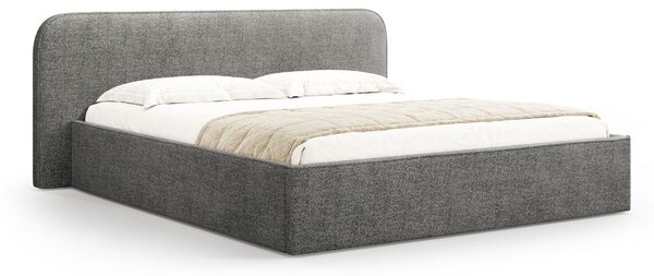 Micadoni Bouclé postel Elizabeth 160 x 200 cm s úložným prostorem