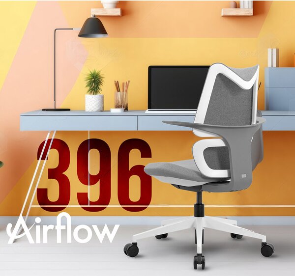 MOSH Kancelářská židle Airflow 396 šedá