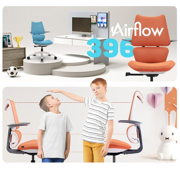 MOSH Kancelářská židle Airflow 396 šedá