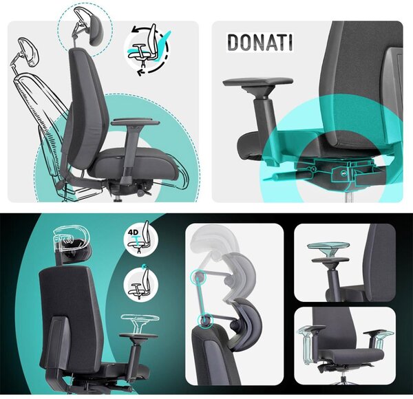 MOSH Kancelářská židle Elite T3 Pro