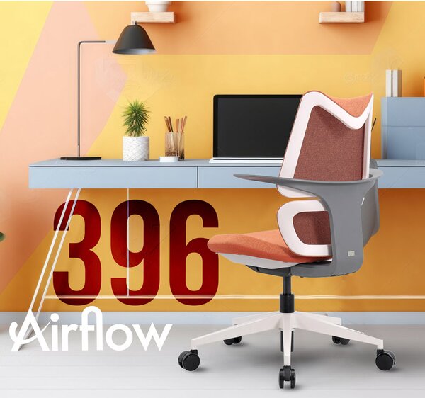 MOSH Kancelářská židle Airflow 396 oranžová