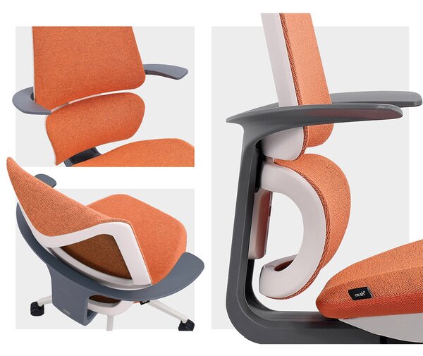 MOSH Kancelářská židle Airflow 396 oranžová