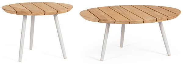 Bizzotto Set dvou zahradních stolků Talaia II. 50/70 cm