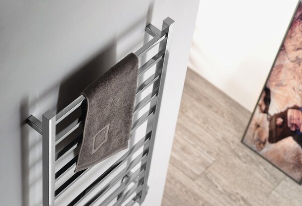 Sapho Sapho, ESKINADO elektrický sušák ručníků, hranatý, 620x1160 mm, 120 W, nerez, ER430V