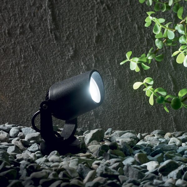 LED venkovní reflektor Ideal lux Minitommy PT1 120201 1x4,5W GU10 - černá