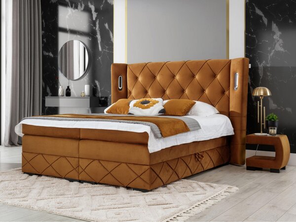 Kontinentální postel Banjul Lux, Rozměr postele: 120x200, Barva:: Kameleon 48 5903211225277