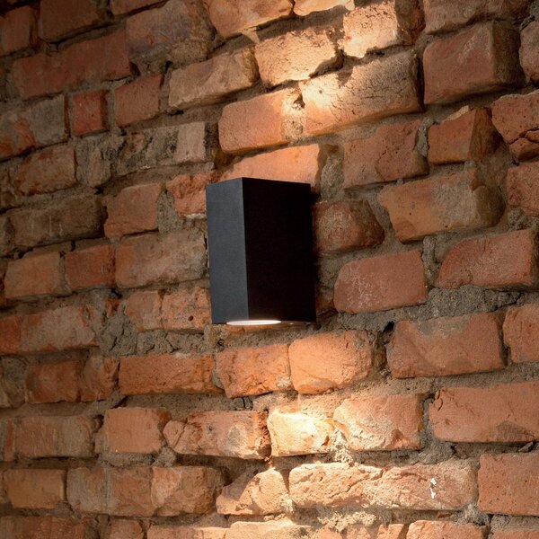 Venkovní nástěnné svítidlo Ideal lux Up AP2 115344 2x40W G9 - černá