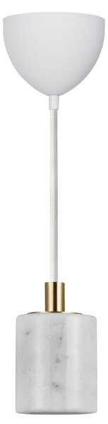 Nordlux Bílé mramorové závěsné světlo Siv 6,5 cm
