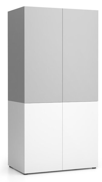 Kuchyňská policová skříň NIKA 1000 x 600 x 2000 mm, šedá
