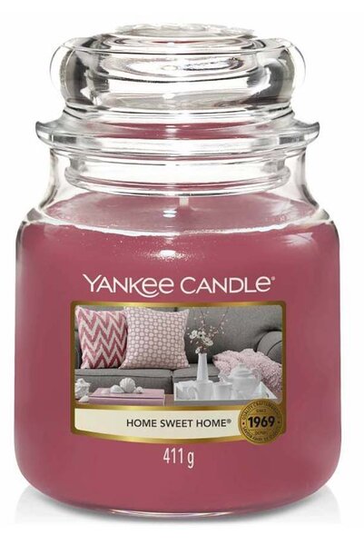 Yankee Candle - vonná svíčka Home Sweet Home (Ó sladký domove) 411g