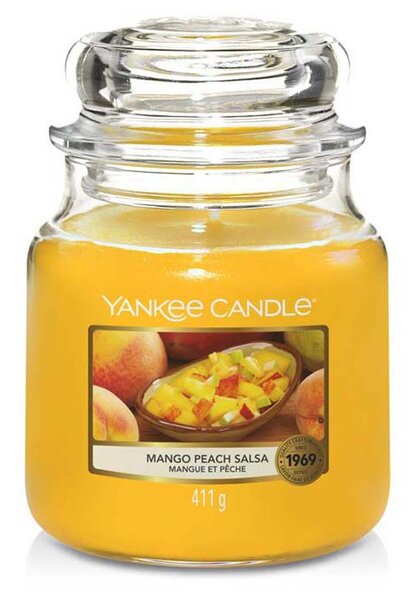 Yankee Candle - vonná svíčka Mango Peach Salsa 411g