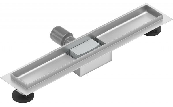 Mexen Flat nerezový sprchový žlab 50 cm - tělo žlabu bez krytu, 1015050