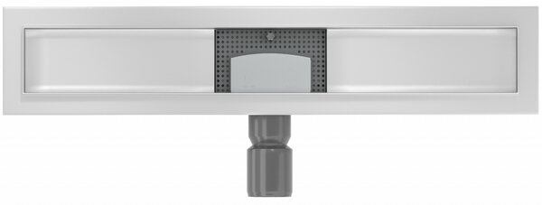 Mexen Flat nerezový sprchový žlab 50 cm - tělo žlabu bez krytu, 1015050