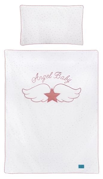 6-dílné ložní povlečení Belisima Angel Baby 100/135 růžové