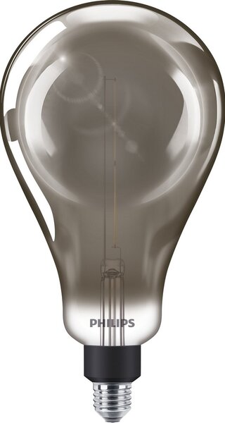 Philips 8718696815106 Vintage LED žárovka E27 A160 6,5W 270lm 4000K stmívatelná, smokyD Denní bílá