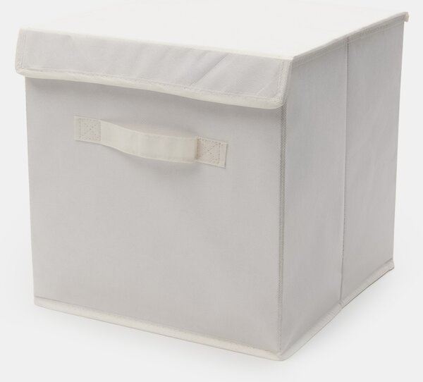 Sinsay - Skládací úložný box s rukojetí a víkem - krémová