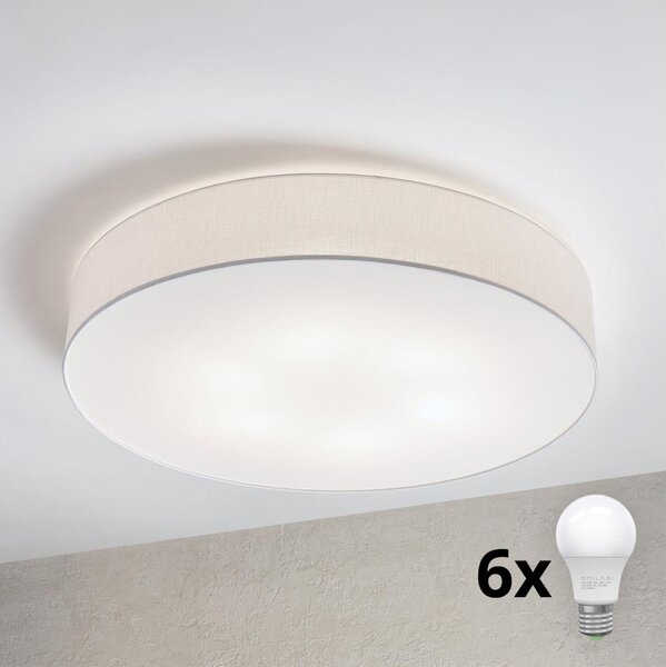 Brilagi - LED Stropní svítidlo SIRIJA 6xE27/15W/230V pr. 80 cm bílá