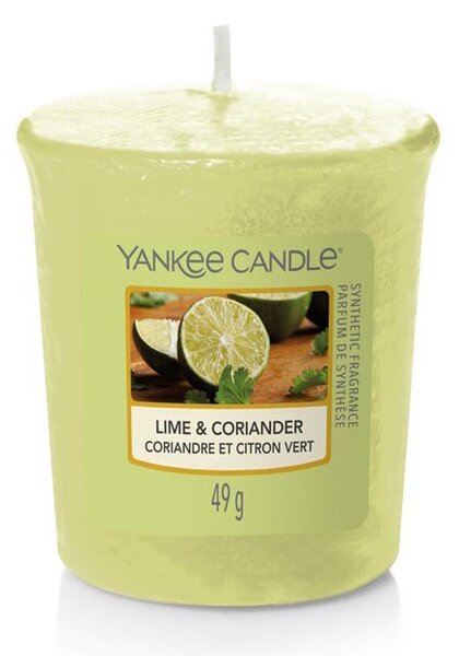Yankee Candle - votivní svíčka Lime & Coriander (Limetka a koriandr) 49g