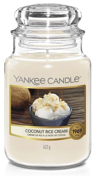 Yankee Candle - vonná svíčka Coconut Rice Cream (Krém s kokosovou rýží) 623g