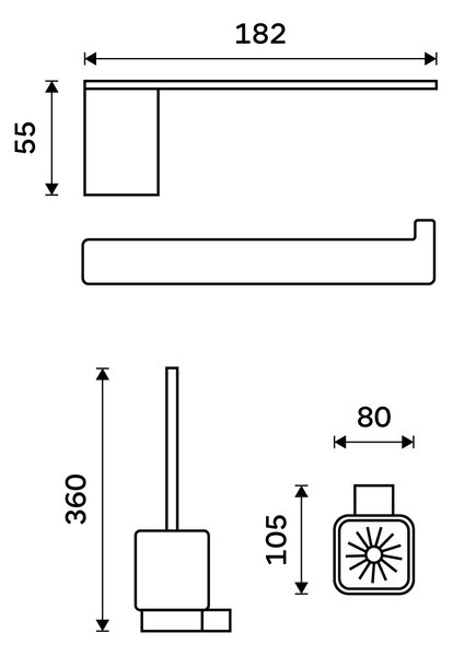 Nimco Kibo sada k WC Ki set-94KN-26