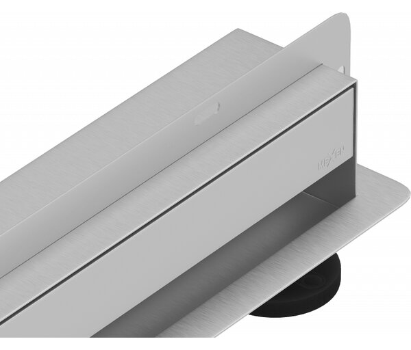 Mexen Flat nerezový sprchový žlab na zeď 60 cm vzor WALL, 1030060