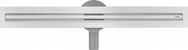 Mexen Flat nerezový sprchový žlab s rotačním 360° sifonem 70 cm, vzor SLIM, 1041070