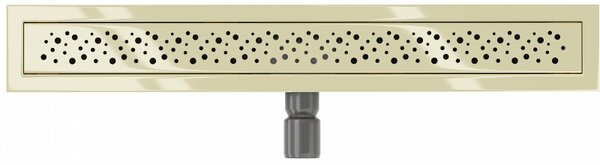Mexen Flat M12 nerezový sprchový žlab 50 cm, zlatá, 1521050-15