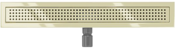 Mexen Flat M08 nerezový sprchový žlab 50 cm, zlatá, 1525050-15