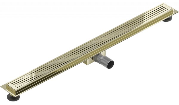 Mexen Flat M08 nerezový sprchový žlab 80 cm, zlatá, 1525080-15