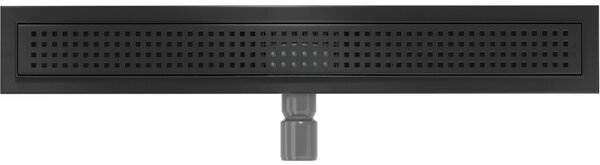 Mexen Flat nerezový sprchový žlab 50 cm vzor M08, černá, 1725050-15