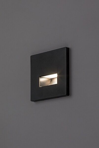 Rabalux 77195 - LED Schodišťové svítidlo LUNCA LED/1W/230V 3000/4500/6500K černá