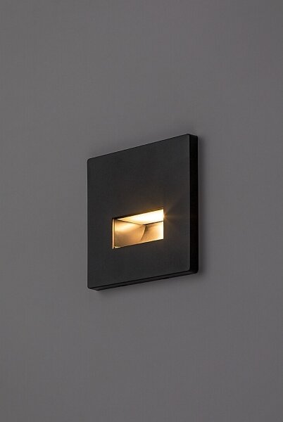 Rabalux 77195 - LED Schodišťové svítidlo LUNCA LED/1W/230V 3000/4500/6500K černá
