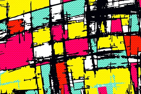 Tapeta stylový pop-art