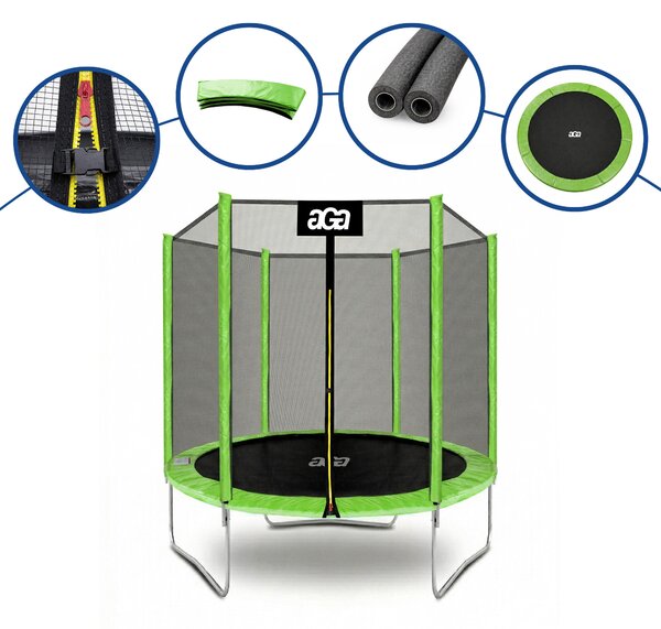 Aga SPORT TOP 180 cm Light Green + ochranná síť