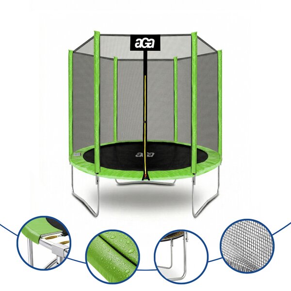 Aga SPORT TOP 180 cm Light Green + ochranná síť