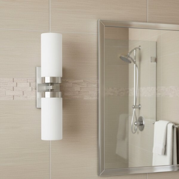 Brilagi - Koupelnové nástěnné svítidlo RAY 2xE14/40W/230V IP44