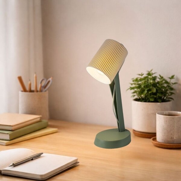 Rabalux 74087 - Stolní lampa SOLVET 1xE14/11W/230V zelená