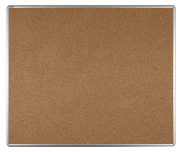 Textilní nástěnka ekoTAB v hliníkovém rámu, 1200 x 900 mm, hnědá