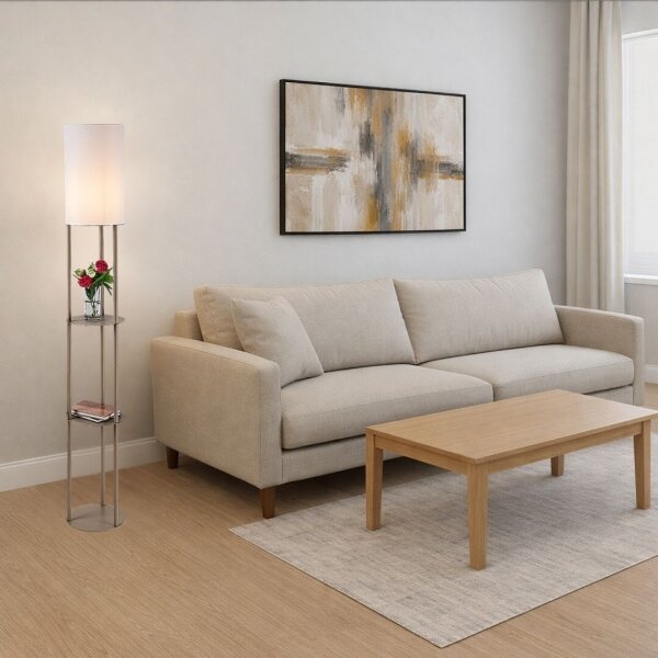 Rabalux 74107 - Stojací lampa BRONN 1xE27/40W/230V béžová