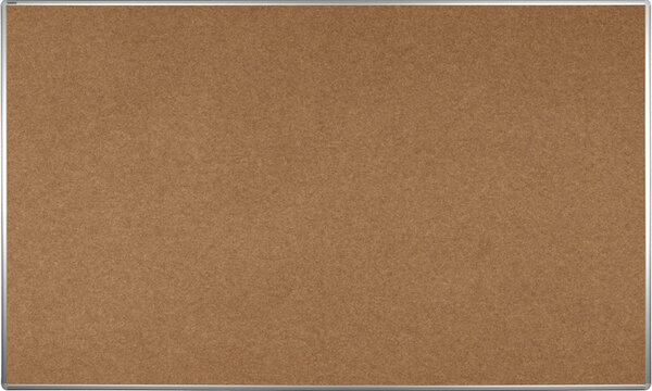 Textilní nástěnka ekoTAB v hliníkovém rámu, 2000 x 1200 mm, hnědá