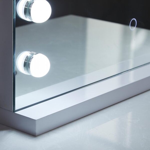 LED zrcadlo do koupelny Hollywood 58 × 43 cm